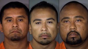 Three Brothers carried out alleged hate crime attack on a San Antonio gay man.  (L to R, Aurelio Huerta-Gonzalez, 33; Filiberto Huerta-Gonzalez, 30; and Juan Huerta-Gonzalez, 35.